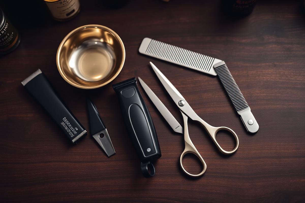 Professional barbering tools